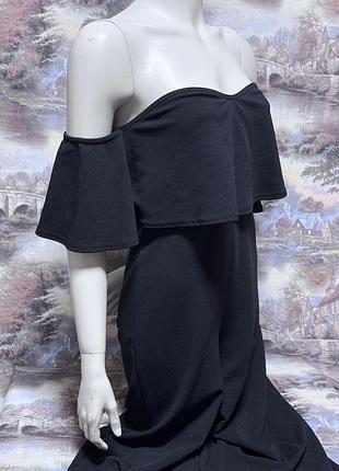 Комбінезон жіночий 46 розмір літній брючний легкий чорний