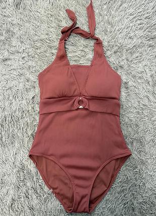 Купальник суцільний купальник в рубчик george