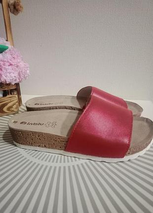 Женские анатомические кожаные шлепанцы сабо inblu.украино-итальянский бур-во.