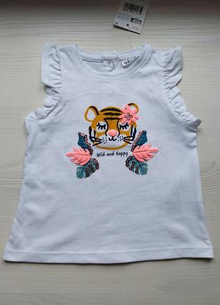 Футболка для девочки на 1 год 12 месяцев