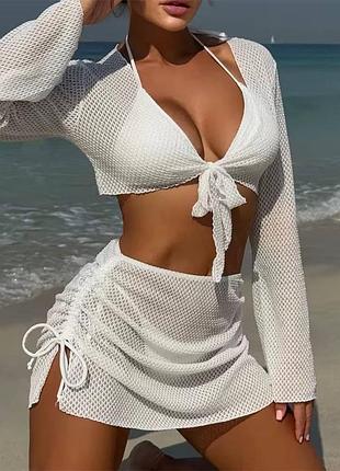 Комплект 4в1 (кукупатель, топ, юбка)