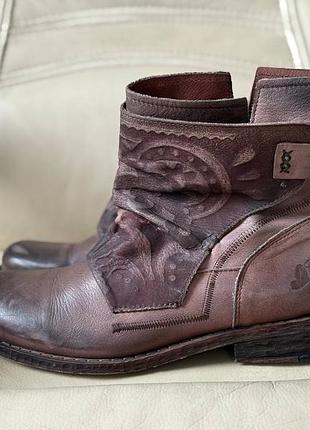 Felmini сапожки сапоги оригинал новые кожа кожа кожаные люкс бренд 41,27 смtrippen as 98 rundholz