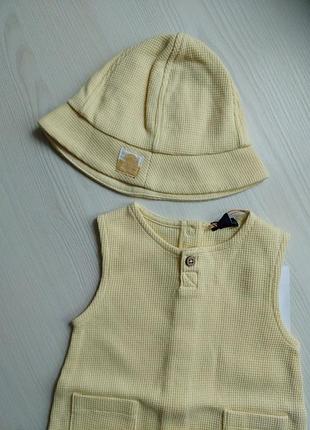 Набор одежды комбинезон и панамка