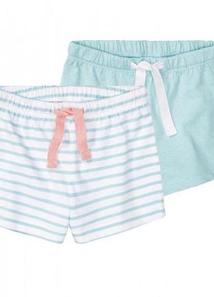 Бавовняні шортики для дівчаток