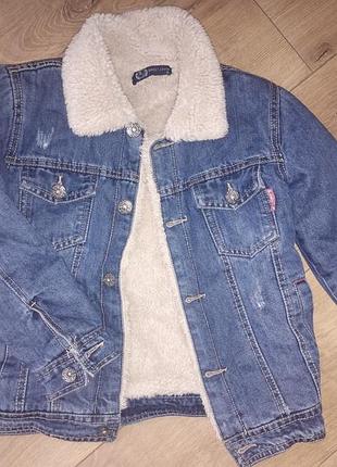 Джинсова курточка на хлопчика