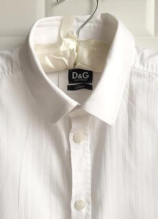 Рубашка белая dolce & gabbana 2