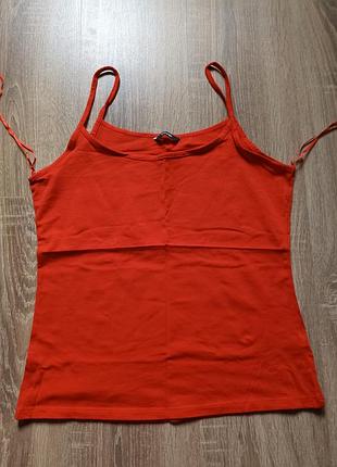 Майка красная женская "george"