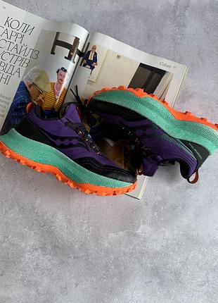 Кросівки saucony trail | 37 розмір | яскраві + зручні | нові в коробці