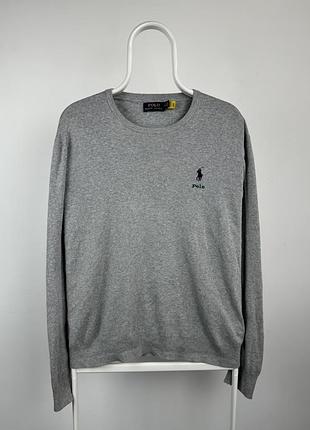 Легкий котоновый свитер кофта polo ralph lauren