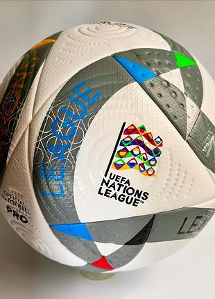 Високоякісний футбольний м’яч uefa nations league. size 5. термошви