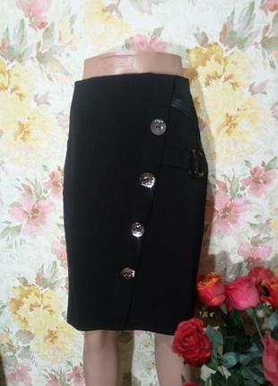 Черная классическая юбка