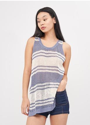 Майка туника вязаная