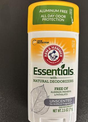 Дезодорант без алюмінію arm&hammer, без аромату