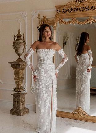 Коктейльное кружевное цветочное вечернее в пол макси платье old money шелковое мини платье с корсетом с открытыми плечами с открытой спиной