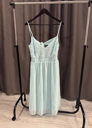 Блакитна сукня boohoo