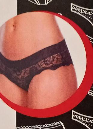 Элегантные женские черные кружевные трусики fancy underwear