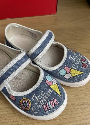 Балетки waldi 26 розмір зі шкіряною устілкою