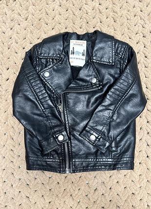 Косуха на хлопчика з екошкіри . розмір 92-98 . 24-36 місяців .