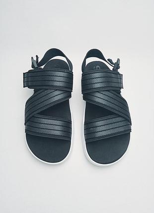 Фирменные спортивные босоножки от adidas (адидас)8 фото