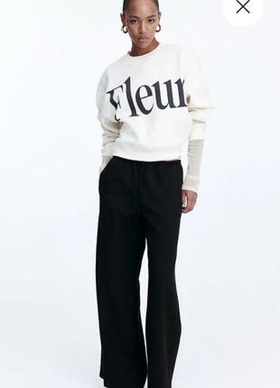 Штани палаццо брюки guided h&m