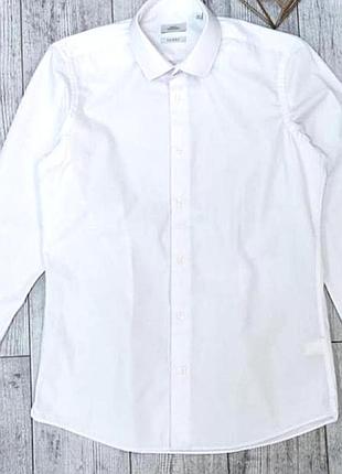 Рубашка мужская белая длинный рукав размер m (46) бренд "next"