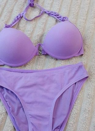 Купальник  в рубчик,розмір на фото