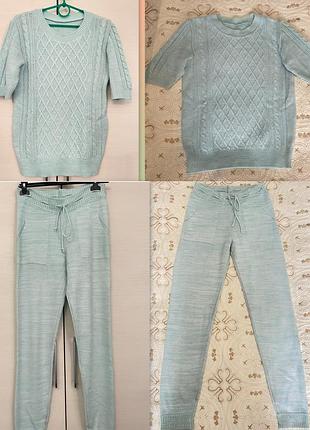 Жіночий костюм машинної вʼязки р. m/l