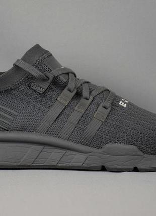 Adidas eqt equip support mid кроссовки мужские текстиль лето бег серые оригинал 41-42 р/26.5 см