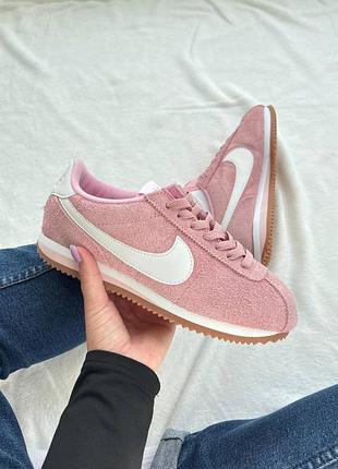 Nike cortez vintage suede pink