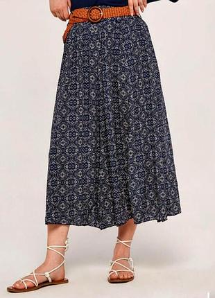 Стильная легкая юбка / юбка из натуральной ткани бренда apricot