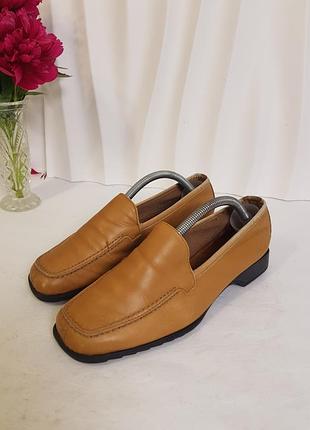 Кожаные лоферы туфли женские aerosoles 37-38