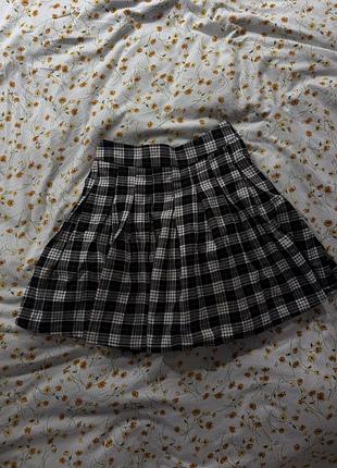 Юбка в клітинку