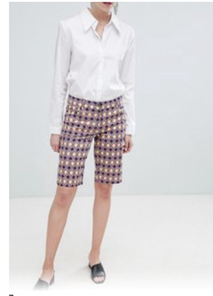 Модные стрейч шорты бермуды под джинс, от asos. 34/36 евро