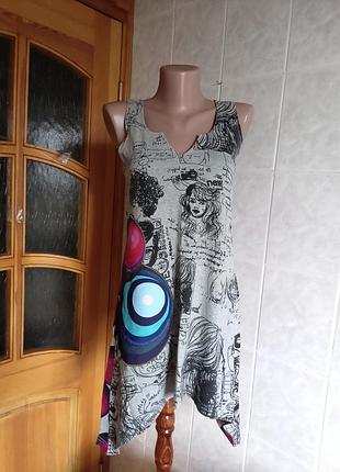 Desigual -  испания. футболка, туника . коттон 100 %. разм. -  s