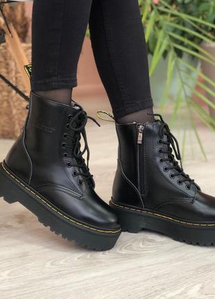 Ботинки женские с мехом dr martens jodon мартенс4 фото