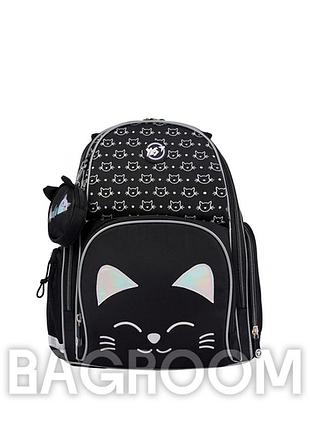 Рюкзак шкільний напівкаркасний yes smiling cats s-100 559871