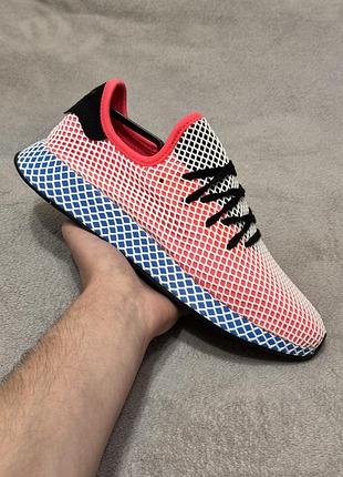 adidas pure deerupt runner orange 48р 31,5-32,5см кросівки оригінал