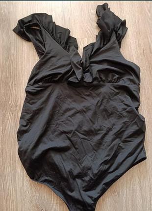 Жіночий купальник для вагітних розмір л- хл чорного кольору h&m