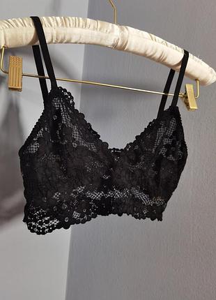 Брендовий мереживний топ бралет розміру m