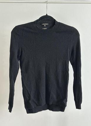 Кашемировый джемпер свитер черный