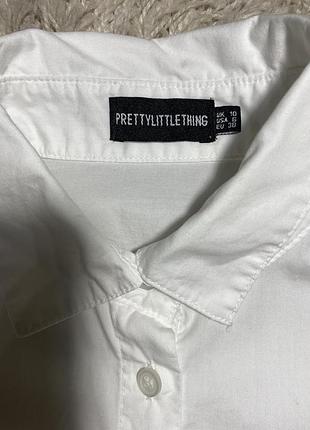Базова жіноча сорочка сукня prettylittlething бавовна