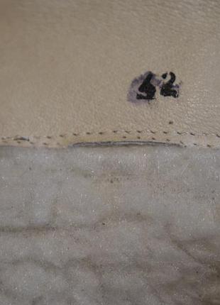 Эффектные высокие утепленные комбинированные кожаные сапоги ammann швейцария 42 р.( 27 см.)7 фото