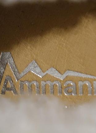 Эффектные высокие утепленные комбинированные кожаные сапоги ammann швейцария 42 р.( 27 см.)8 фото