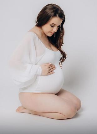 Боді для вагітних,боді для фотосесії
