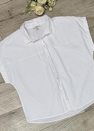 Белая рубашка-шведка esprit, р.l-xl