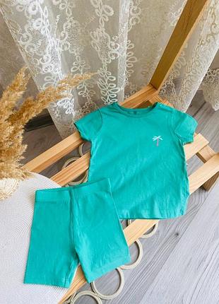 Костюмчик літній футболка та велосипедки