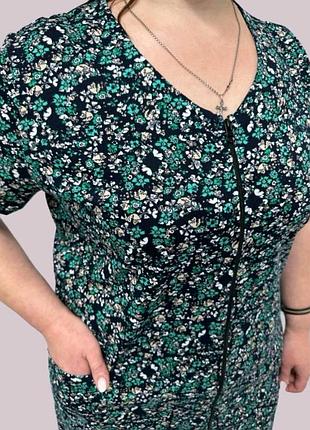 Халат жіночий літній з короткими рукавами.виробник туреччина.розмірний ряд хл-5хл.