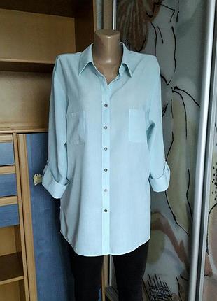 Тончайшая летняя блуза, 50-52-54, гипоаллергенный полиэстер, janina