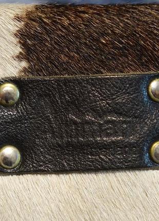 Эффектные высокие утепленные комбинированные кожаные сапоги ammann швейцария 42 р.( 27 см.)2 фото