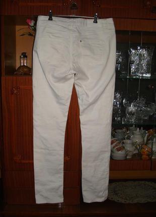 31-32 р.  фирменные белоснежные штаны/скини yessica/denim jeans5 фото